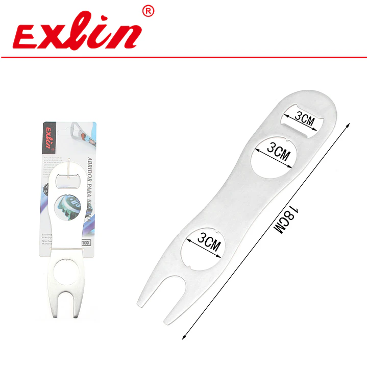 Abridor de Botellas y Medidor de Porciones de Pasta de Acero Inoxidable – 18 cm 1