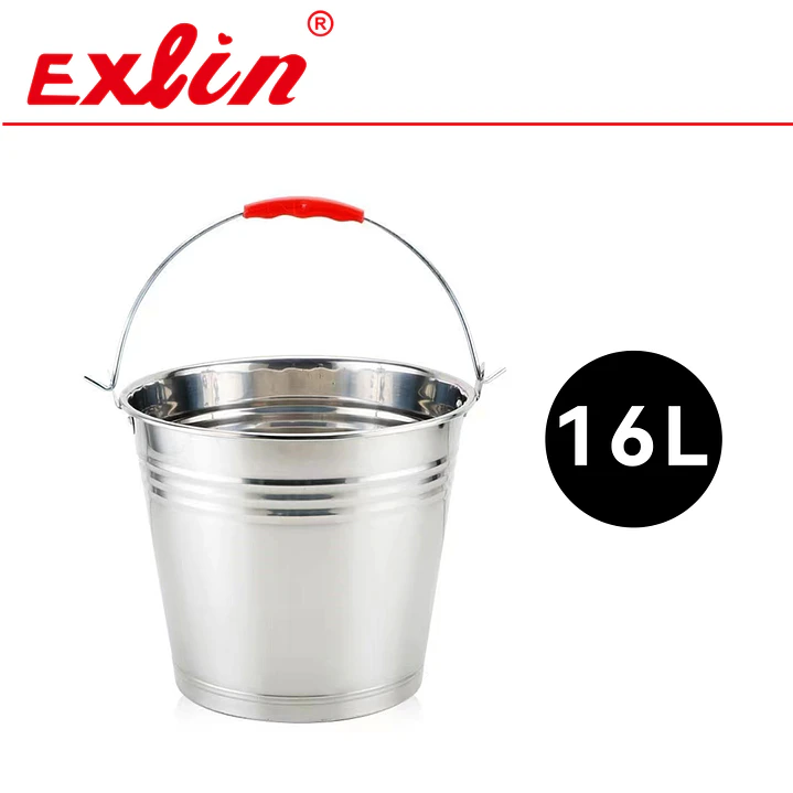 Balde de Acero Inoxidable Industrial con Mango Ergonómico – 16 Litros 1