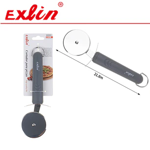 Cortador para Pizzas de Acero Inoxidable Profesional – 21.8 cm