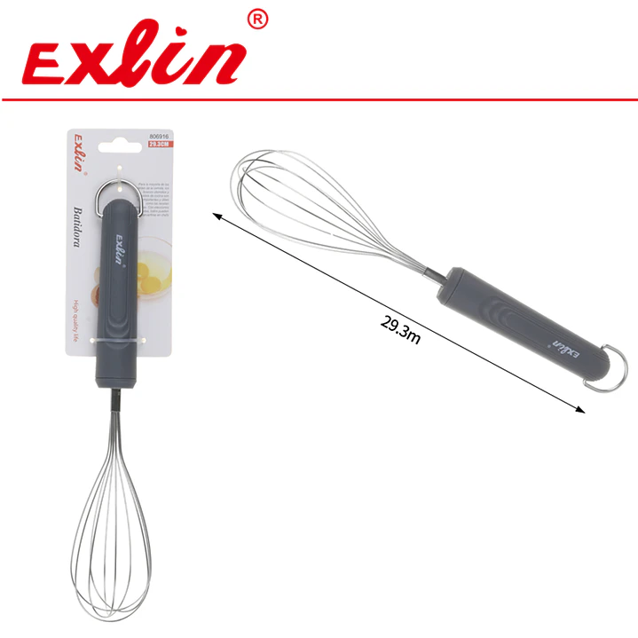 Batidor Manual de Varillas de Acero Inoxidable – 29.3 cm 1