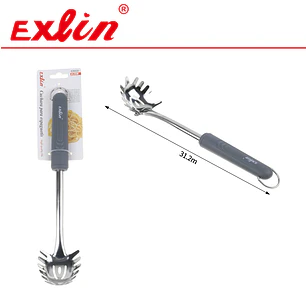 Cuchara de Pastas y Colador Manual - 31.2 cm