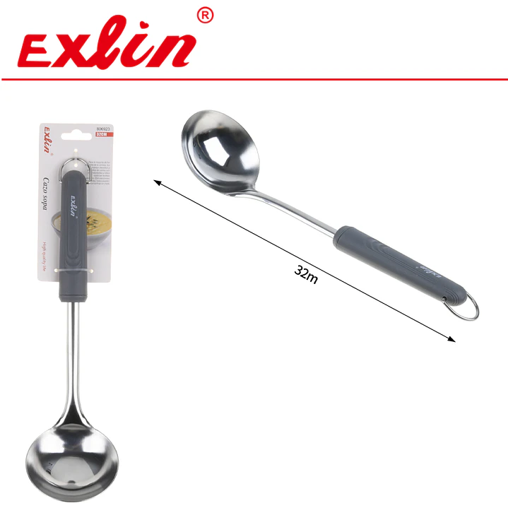 Cucharón Sopero de Acero Inoxidable – 32 cm 1