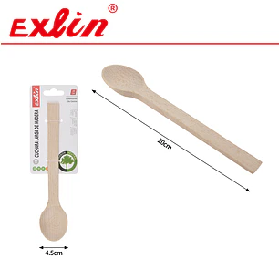 Cuchara de Madera Corta - 20 cm
