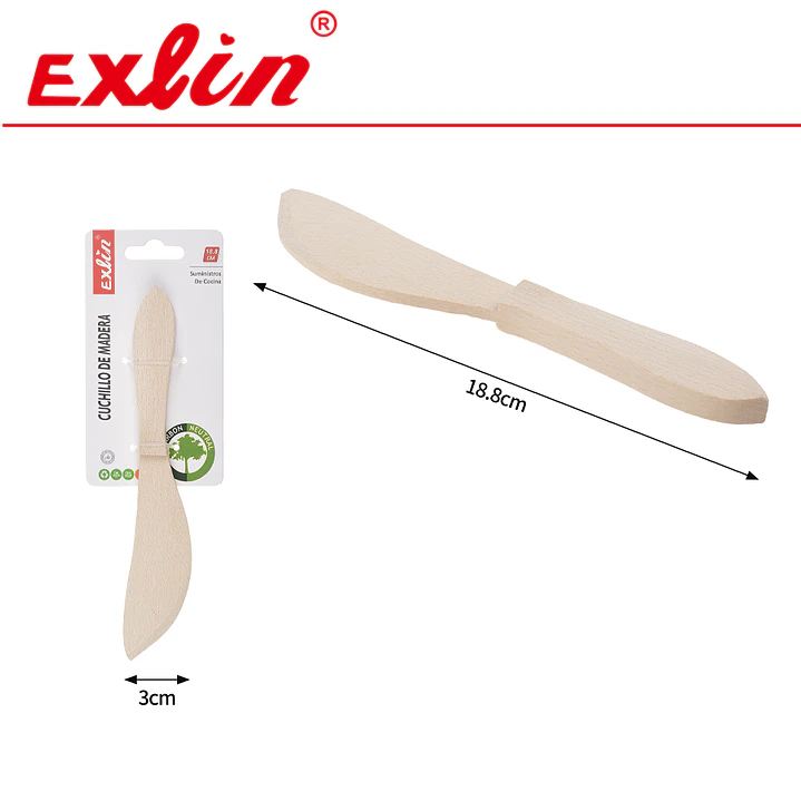 Cuchillo Untador de Madera - 18.8 cm 1