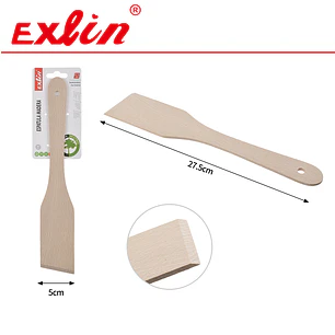 Espátula de Madera con Mango Torneado - 30.5 cm