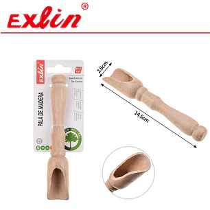 Cuchara de Madera para Harina - 14.5 cm 