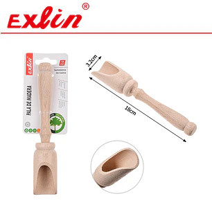 Cuchara de Madera para Harina - 18 cm