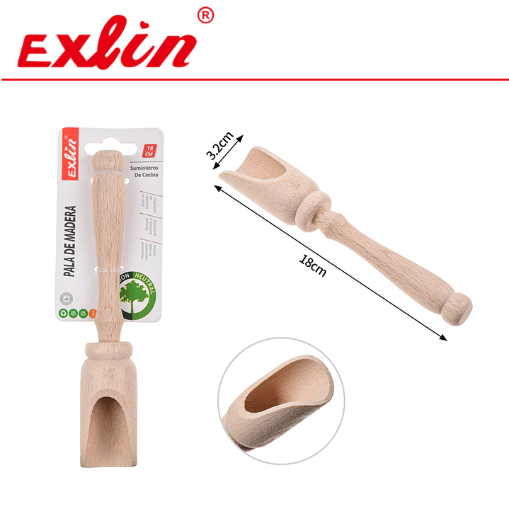 Cuchara de Madera para Harina - 18 cm 1