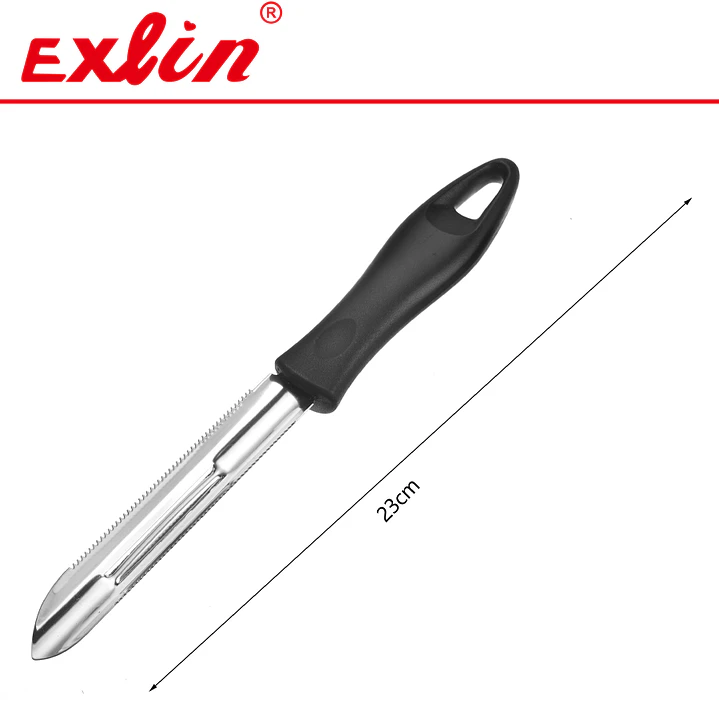 Pelador de Cocina de Acero Inoxidable con Sierra Multifuncional - 23cm 1