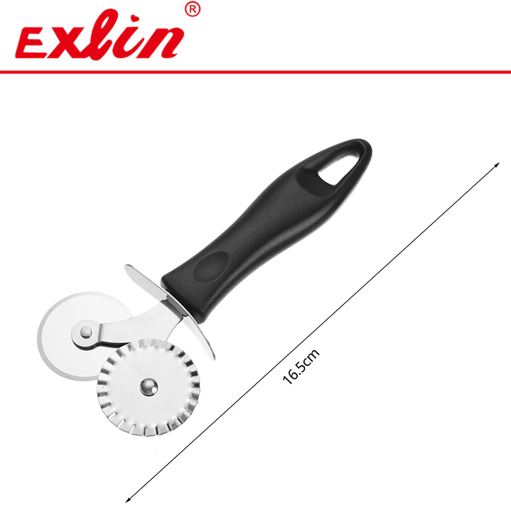 Rodillo Cortador Liso y Ondulado de Acero Inoxidable - 16.5 cm 1
