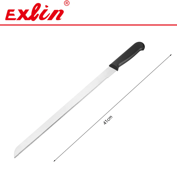 Cuchillo para Pan y Pastelería de Sierra de Acero Inoxidable - 41cm 1
