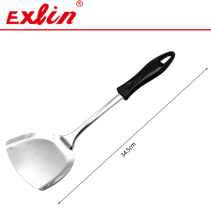 Pala para Wok de Acero Inoxidable - 34.5cm  1