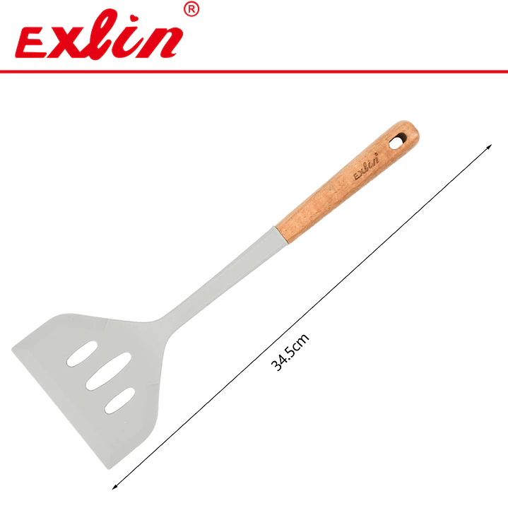 Cucharón para Wok de Acero Inoxidable con Mango de Madera - 39cm 1