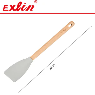 Pala Lisa de Cocina y Repostería con Mango de Madera - 34cm