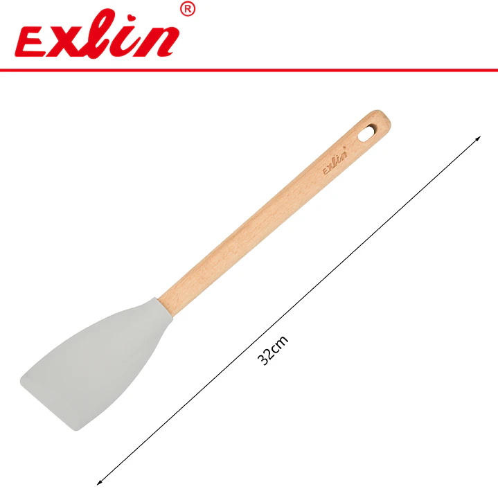 Pala Lisa de Cocina y Repostería con Mango de Madera - 34cm 1