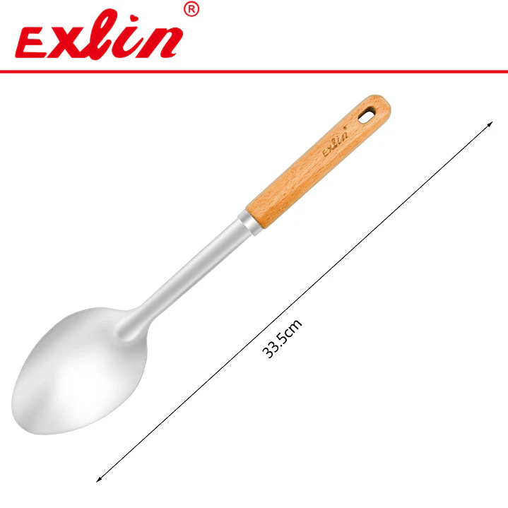 Cucharón de Metal para Sopa y Caldos - 33cm 1