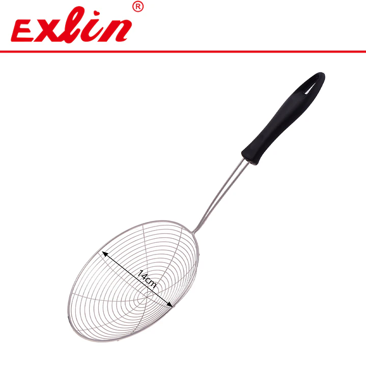 Colador Espumadera Tipo Araña de Acero Inoxidable - 14cm  1