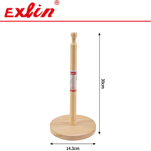 Porta Toalla Nova de Madera Vertical Grande - 30cm