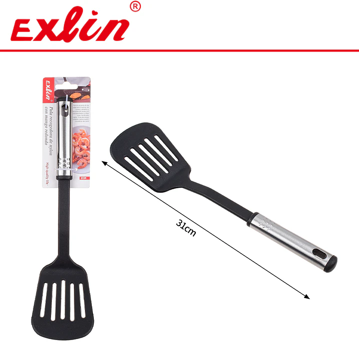 Pala Recogedora de Nylon con Mango de Acero Inoxidable - 31cm 1