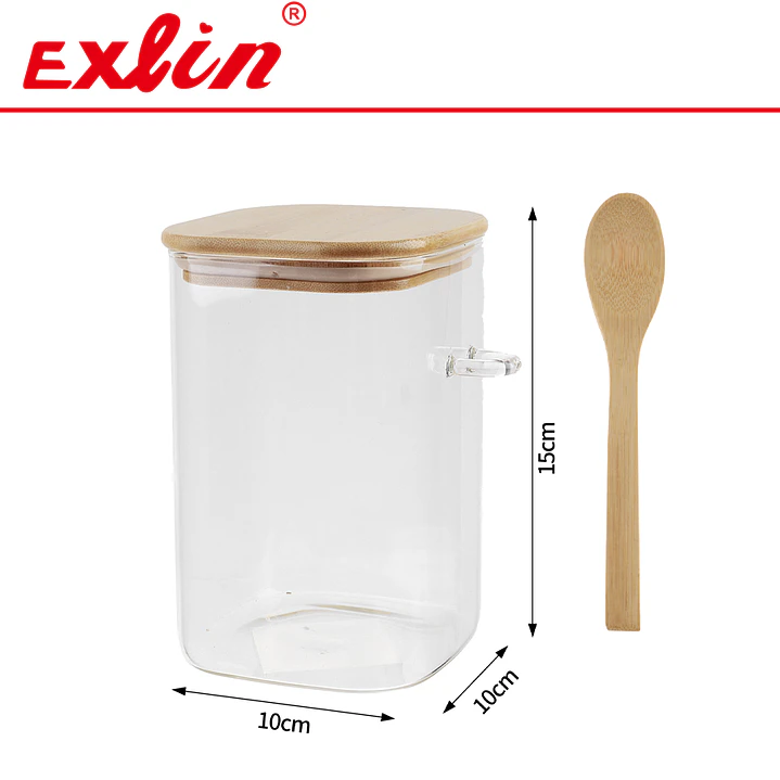 Frasco de Vidrio con Tapa - 500ml 1