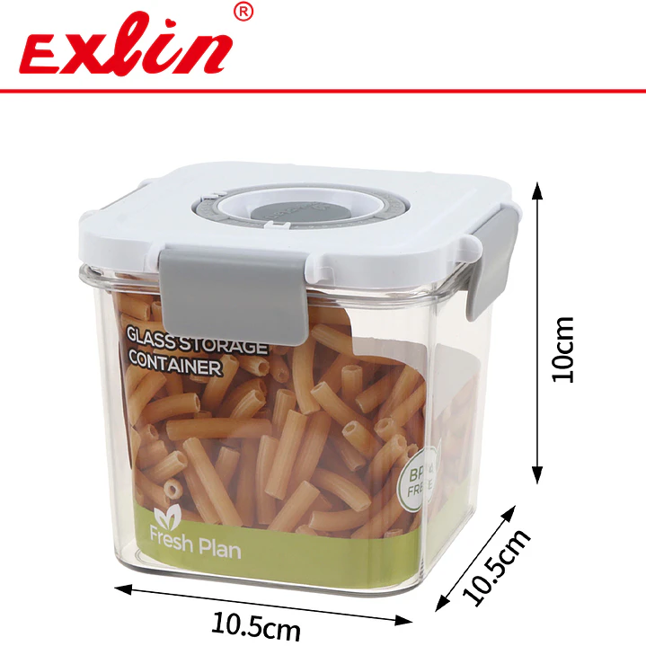 Contenedor Hermético Cuadrado 600ml Libre de BPA Fresh Plan 1