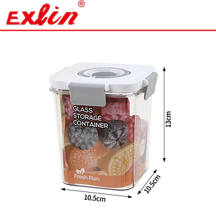 Contenedor Hermético Cuadrado 1000ml Libre de BPA Fresh Plan