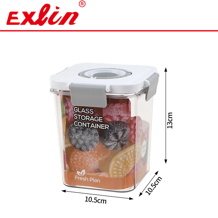 Contenedor Hermético Cuadrado 1000ml Libre de BPA Fresh Plan 1