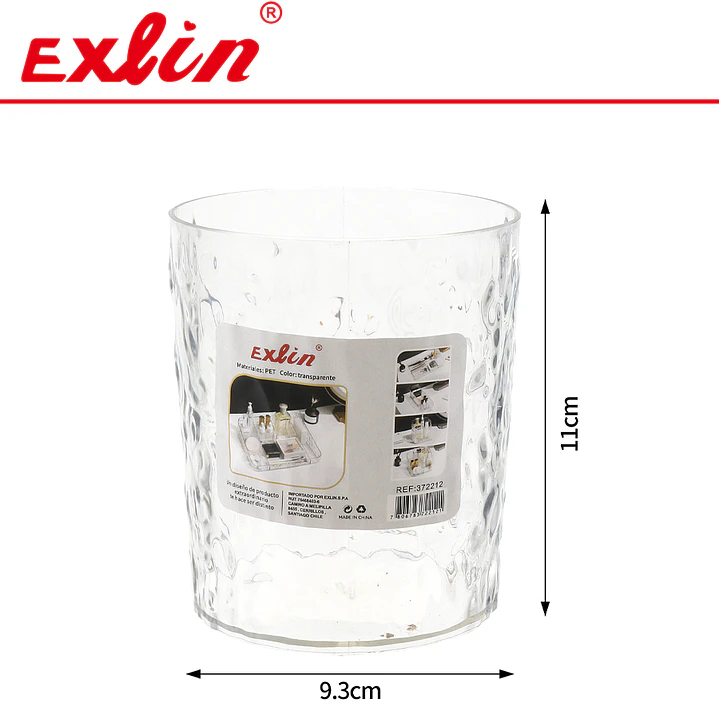 Organizador de Baño y Maquillaje de Acrílico Transparente 11cm 1