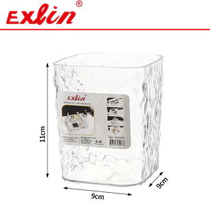 Organizador de Baño y Maquillaje de Acrílico Transparente 11cm