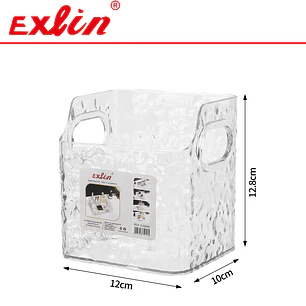 Organizador de Baño y Maquillaje de Acrílico Transparente 12.8cm