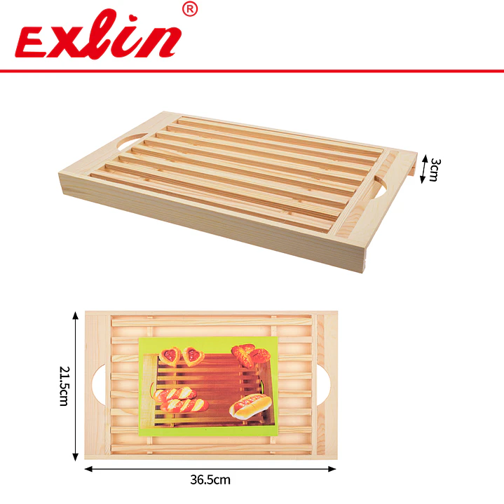 Bandeja para Enfriar Pan de Madera 36.5cm  1