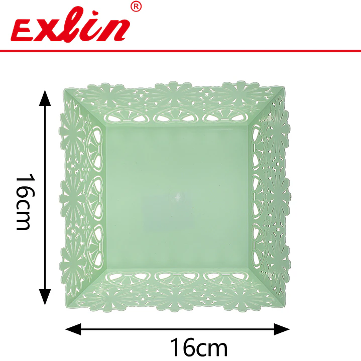 Cesta Organizadora Plástica para Maquillaje y Baño - Exlin 2