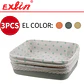 Set de 3 Cestas Multiuso Hogar Exlin - 36x27.5cm - Miniatura 1