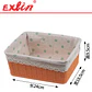 Set de 3 Cestas Multiuso Hogar Exlin -24x18.5cm - Miniatura 2