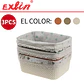 Set de 3 Cestas Multiuso Hogar Exlin - 21.5x16cm - Miniatura 1