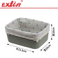 Set de 3 Cestas Multiuso Hogar Exlin - 21.5x16cm - Miniatura 2