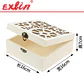 Caja de Madera Cuadrada 16x16cm – Exlin - Miniatura 2