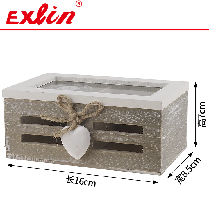 Caja de Madera Vintage 16x8.5cm 1