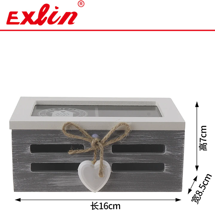 Caja de Madera Vintage 16x8.5cm 2
