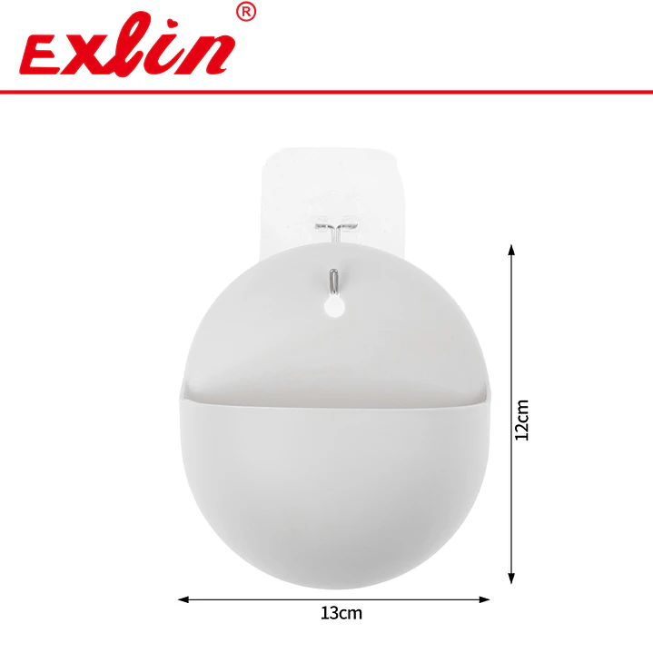 Organizador de Pared Adhesivo Redondo – Exlin 1