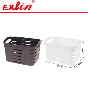 Set de Cajas Decorativas Redondas de plastico – Exlin