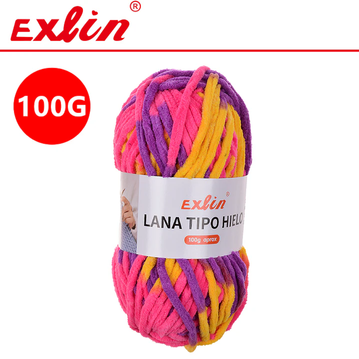 Lana Ovillo Tipo Hielo set 10 und  1