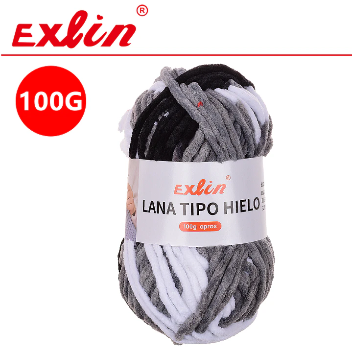 Lana Ovillo Tipo Hielo set 10 und  1