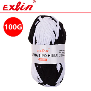 Lana Ovillo Tipo Hielo set 10 und