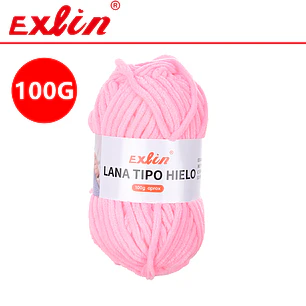 Lana Ovillo Tipo Hielo set 10 und