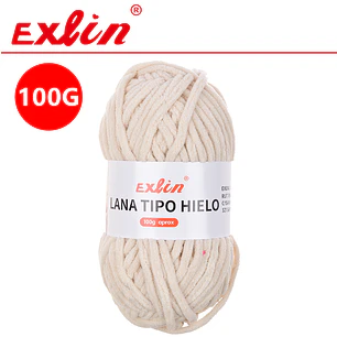 Lana Ovillo Tipo Hielo set 10 und