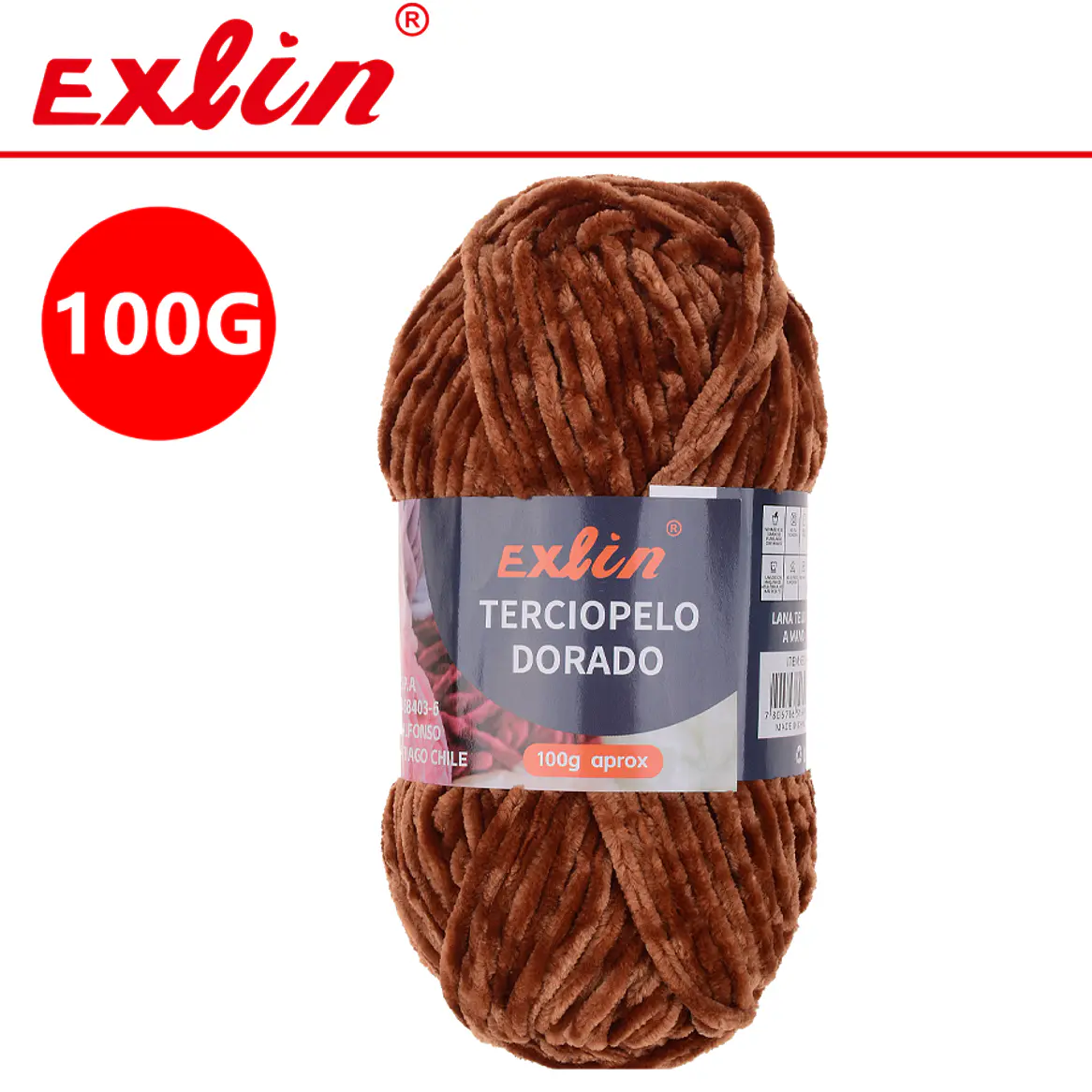 Lana Terciopelo Exlin – Set de 10 ovillos de 100g 1
