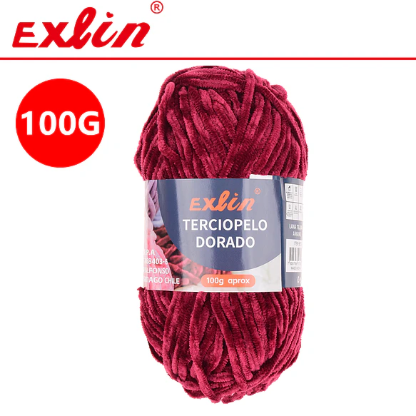 Lana Terciopelo Exlin – Set de 10 ovillos de 100g 6