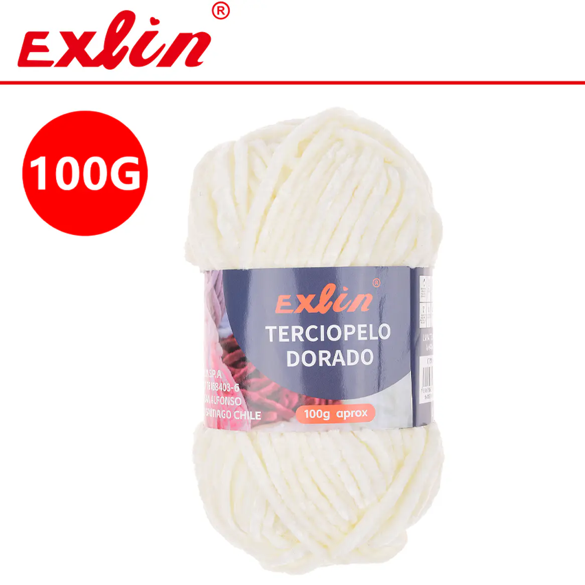 Lana Terciopelo Exlin – Set de 10 ovillos de 100g 10