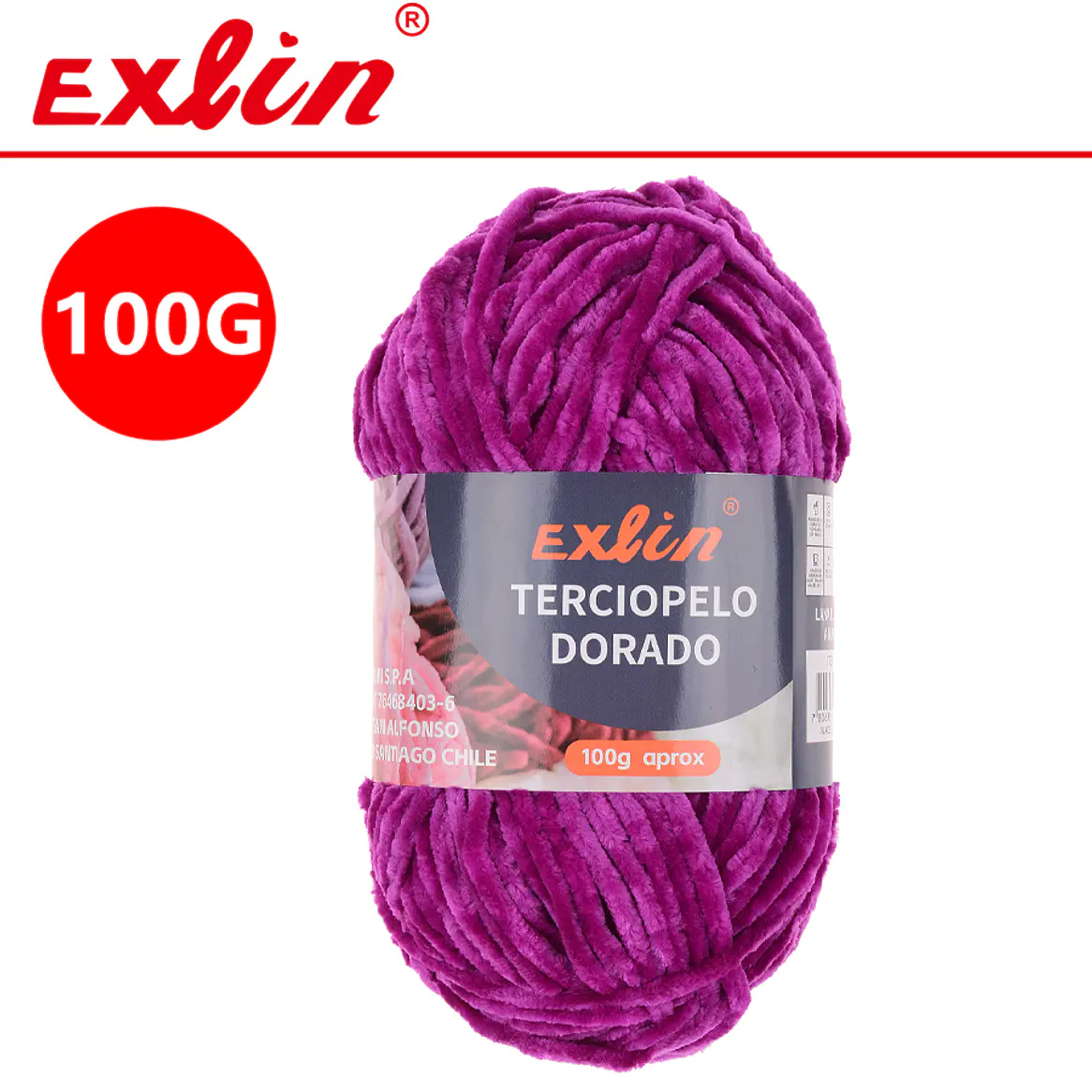 Lana Terciopelo Exlin – Set de 10 ovillos de 100g 13